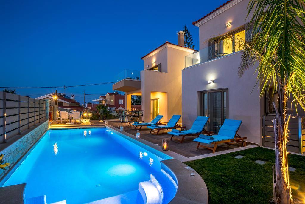 Superior Villa Marina Mare Sauna Hammam Nea Kydonia Extérieur photo