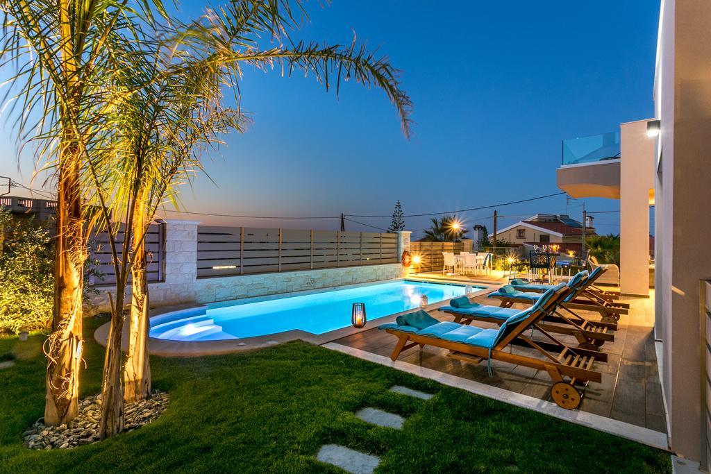 Superior Villa Marina Mare Sauna Hammam Nea Kydonia Extérieur photo