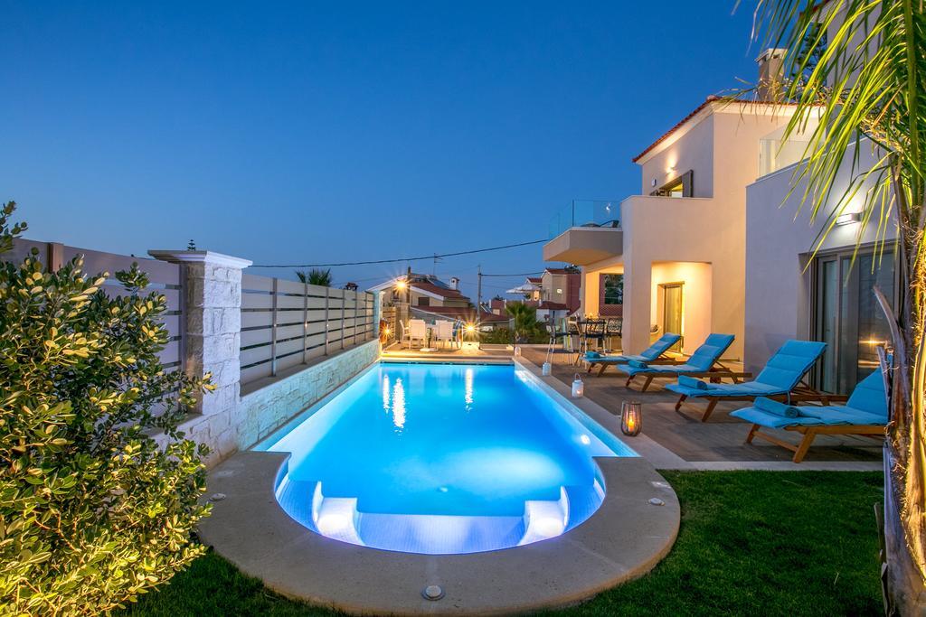Superior Villa Marina Mare Sauna Hammam Nea Kydonia Extérieur photo
